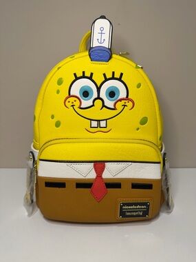 Loungefly x Nickelodeon SpongeBob SquarePants Yellow Kids Backpack